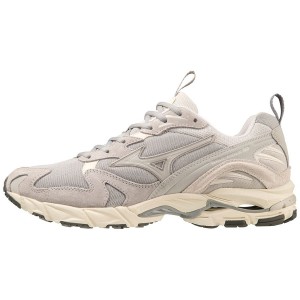 Grey Men Mizuno Wave Rider 10 Premium Sneakers | 4125-OGFMS