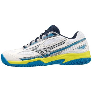 White Women Mizuno Break Shot 4 Cc Tennis Shoes | 0685-SAEPI