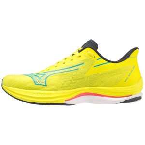 Yellow Men Mizuno Wave Rebellion Sonic Running Shoes | 7856-HSJUN