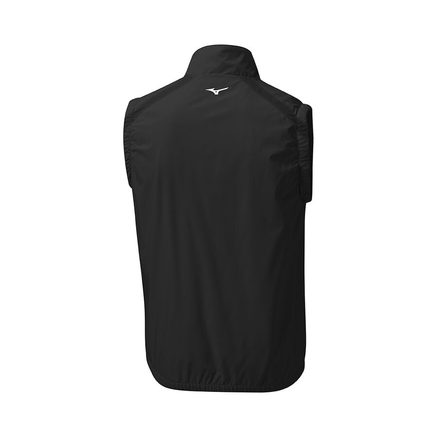 Black Men Mizuno Breath Thermo Move Tech Vest | 0548-HOZBY