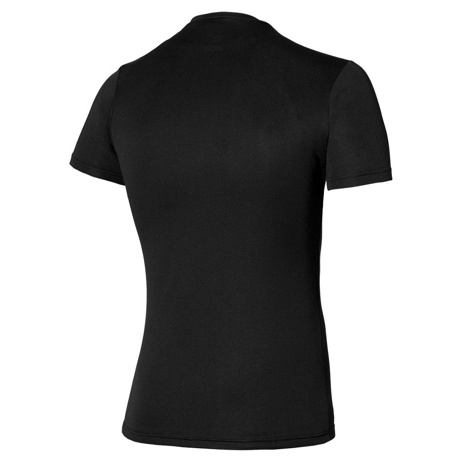 Black Men Mizuno Bt Under V Neck T Shirts | 7368-CENZF