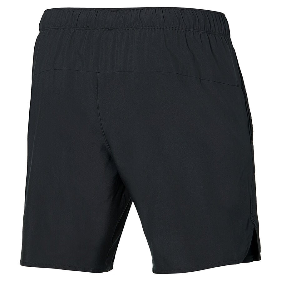 Black Men Mizuno Core 7.5 2in1 Shorts | 3869-NKEID