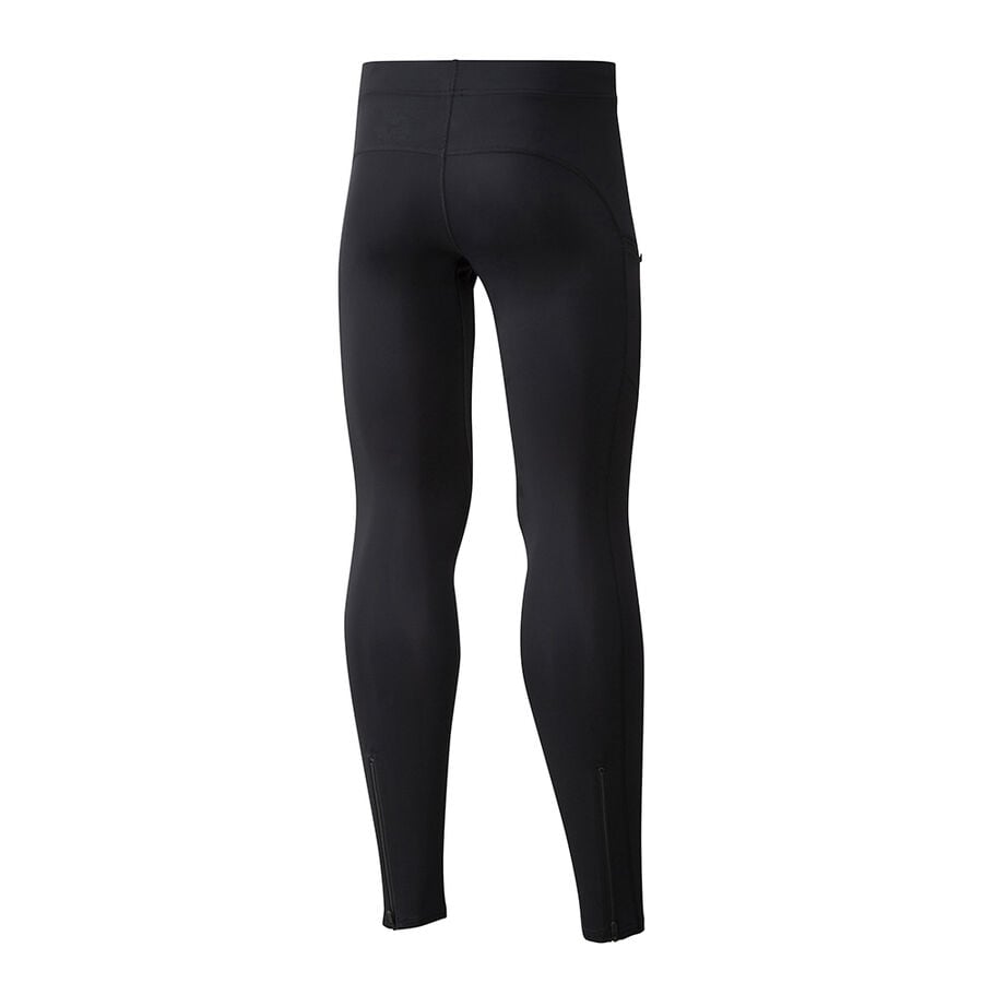 Black Men Mizuno Core Long Tight Joggers | 5249-QHXLZ