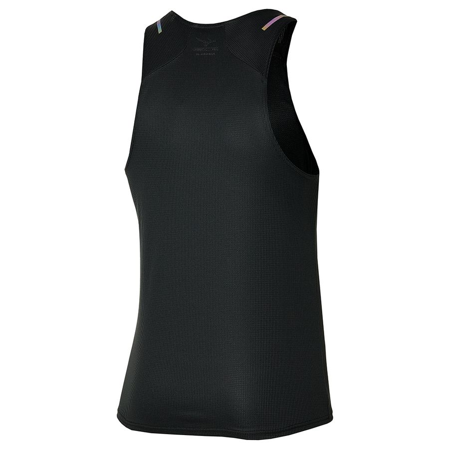 Black Men Mizuno Dryaeroflow Tanks | 3956-ZYVWL