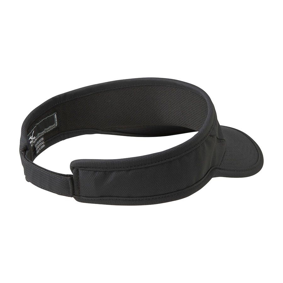 Black Men Mizuno Drylite Visor Headwear | 6475-MSNPE
