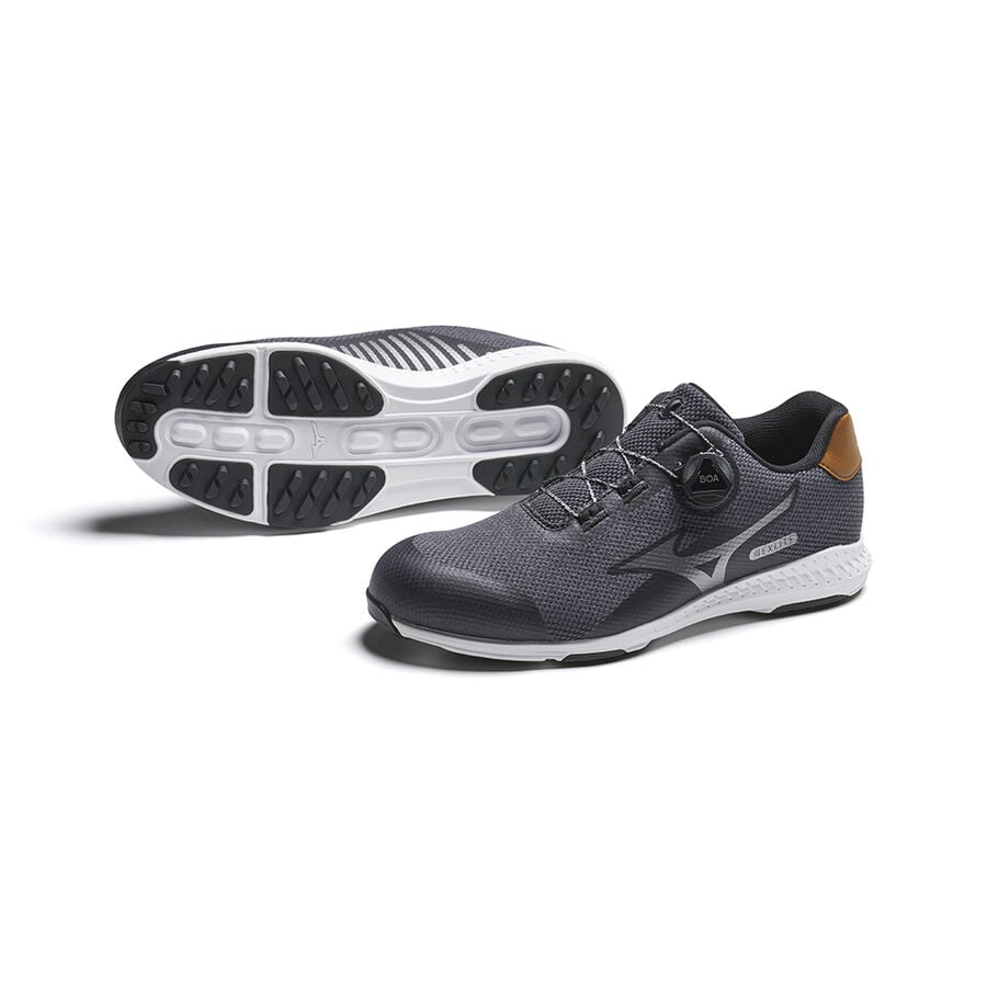 Black Men Mizuno Nexlite 008 Boa Golf Shoes | 2340-VMNPO