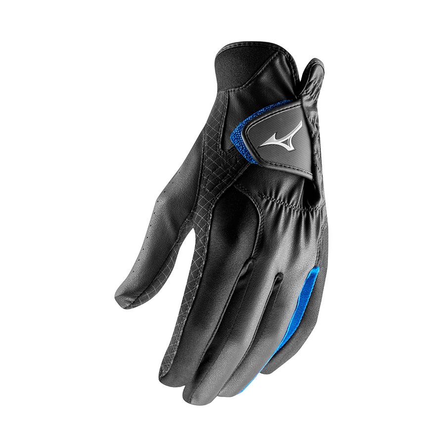 Black Men Mizuno Rainfit Golf Gloves | 9260-SLVZK