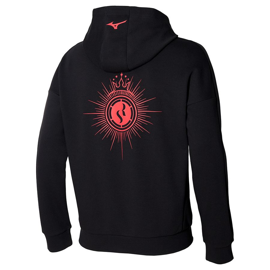 Black Men Mizuno Sergio Ramos Sweat Hoodie | 6701-JQDWT