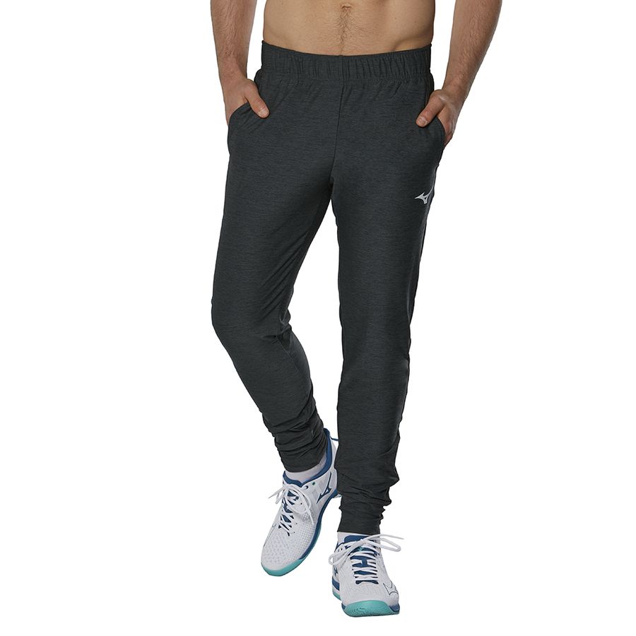Black Men Mizuno Training Joggers | 6982-ITOEJ