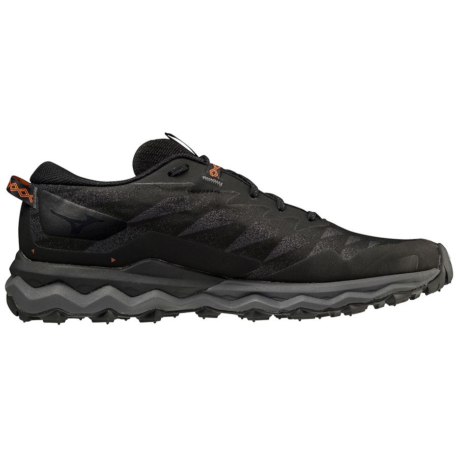 Black Men Mizuno Wave Daichi 7 Gtx Running Shoes | 9274-AGTPC
