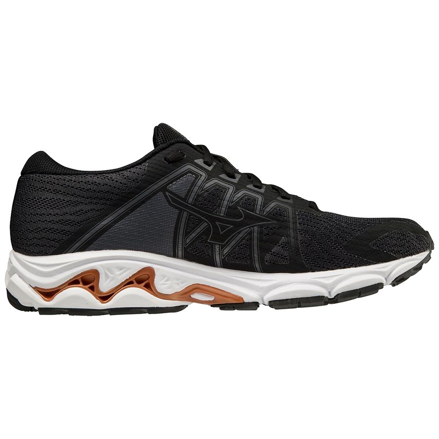 Black Men Mizuno Wave Equate 6 Running Shoes | 5734-FQXGV