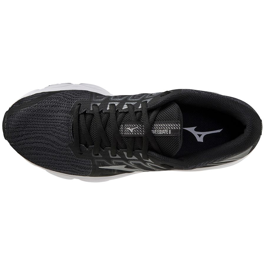 Black Men Mizuno Wave Equate 6 Running Shoes | 5734-FQXGV
