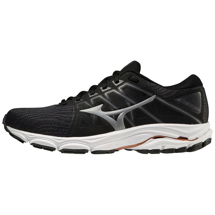 Black Men Mizuno Wave Equate 6 Running Shoes | 5734-FQXGV
