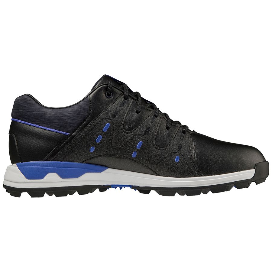 Black Men Mizuno Wave Hazard Pro Golf Shoes | 3518-GYKTF
