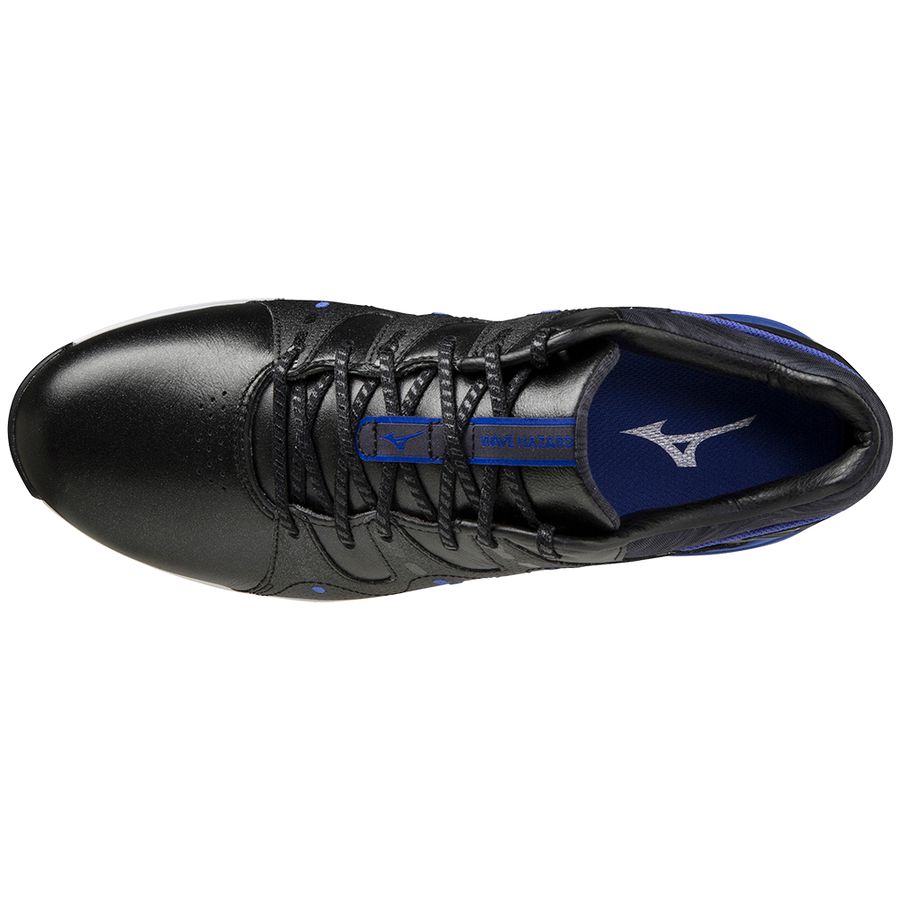 Black Men Mizuno Wave Hazard Pro Golf Shoes | 3518-GYKTF