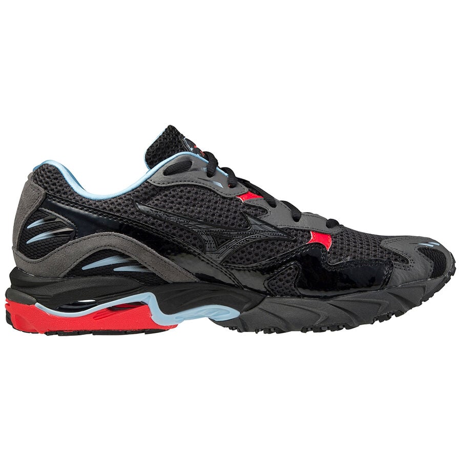 Black Men Mizuno Wave Rider 10 Sneakers | 9712-UYSTC