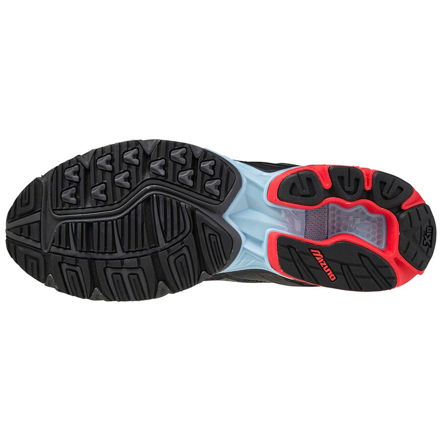 Black Men Mizuno Wave Rider 10 Sneakers | 9712-UYSTC