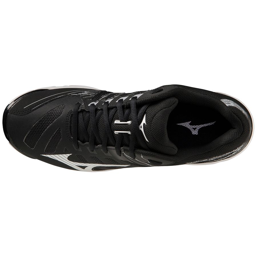 Black Men Mizuno Wave Voltage Volleyball Shoes | 3964-TPEMI