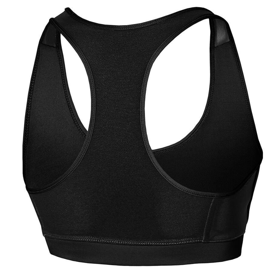 Black Women Mizuno Alpha Sports Bra | 6324-AOHPS