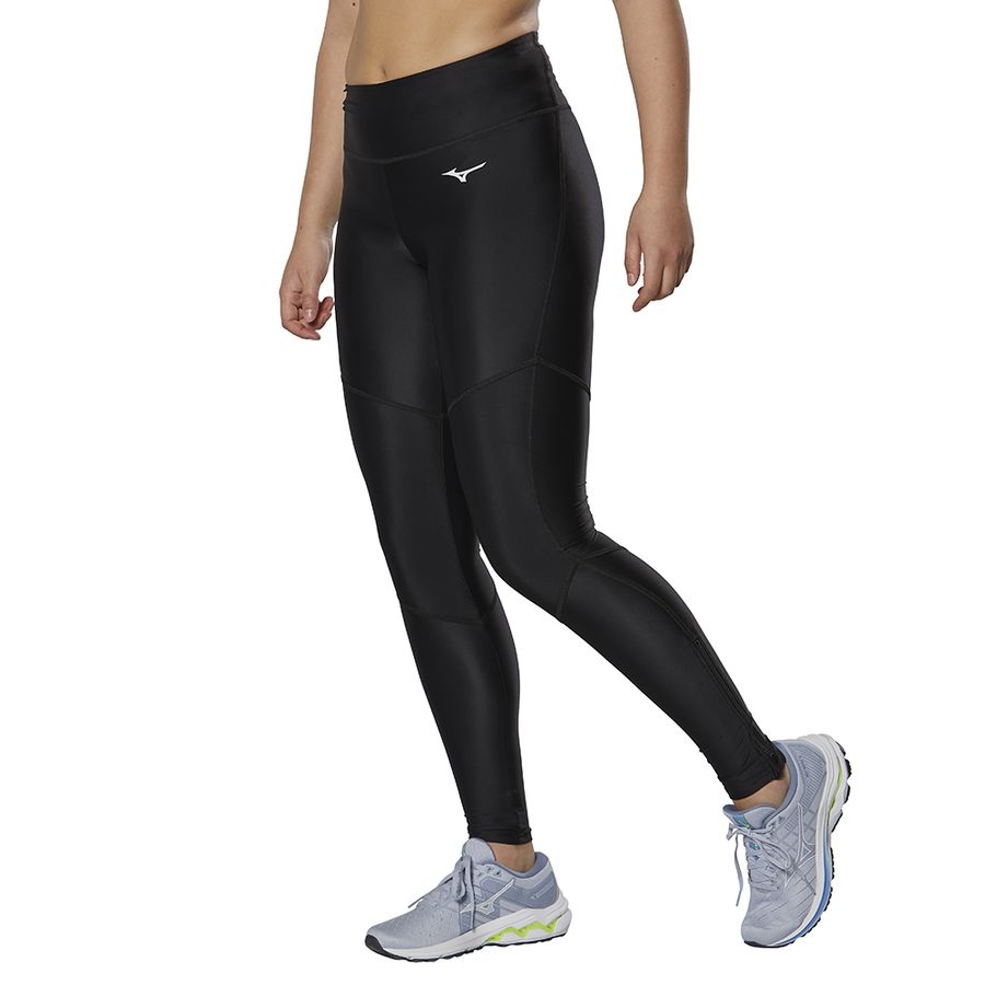 Black Women Mizuno Core Long Leggings | 2146-WJPAI