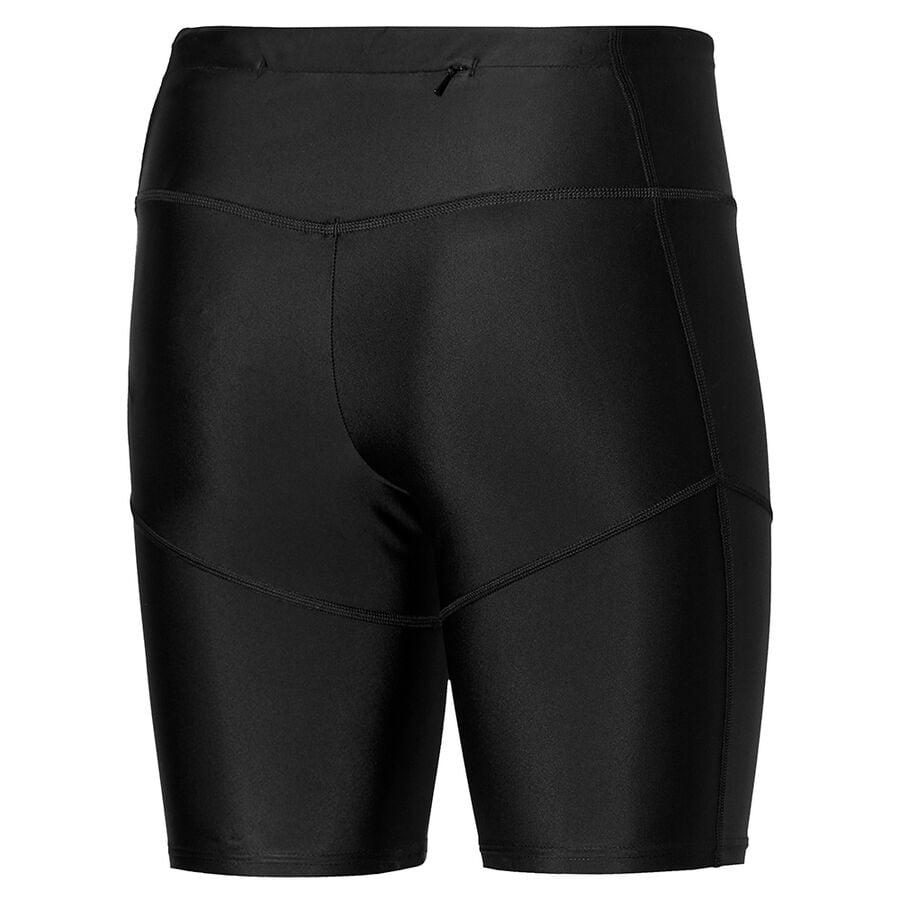 Black Women Mizuno Core Mid Leggings | 1350-DTQKL