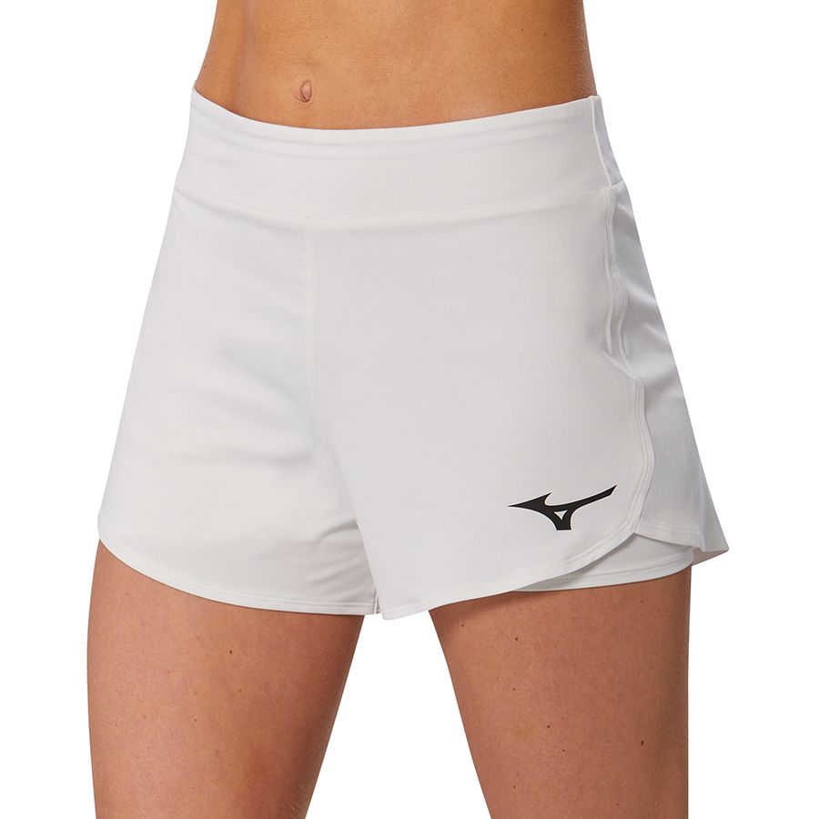 Black Women Mizuno Flex Shorts | 6724-VCIRJ