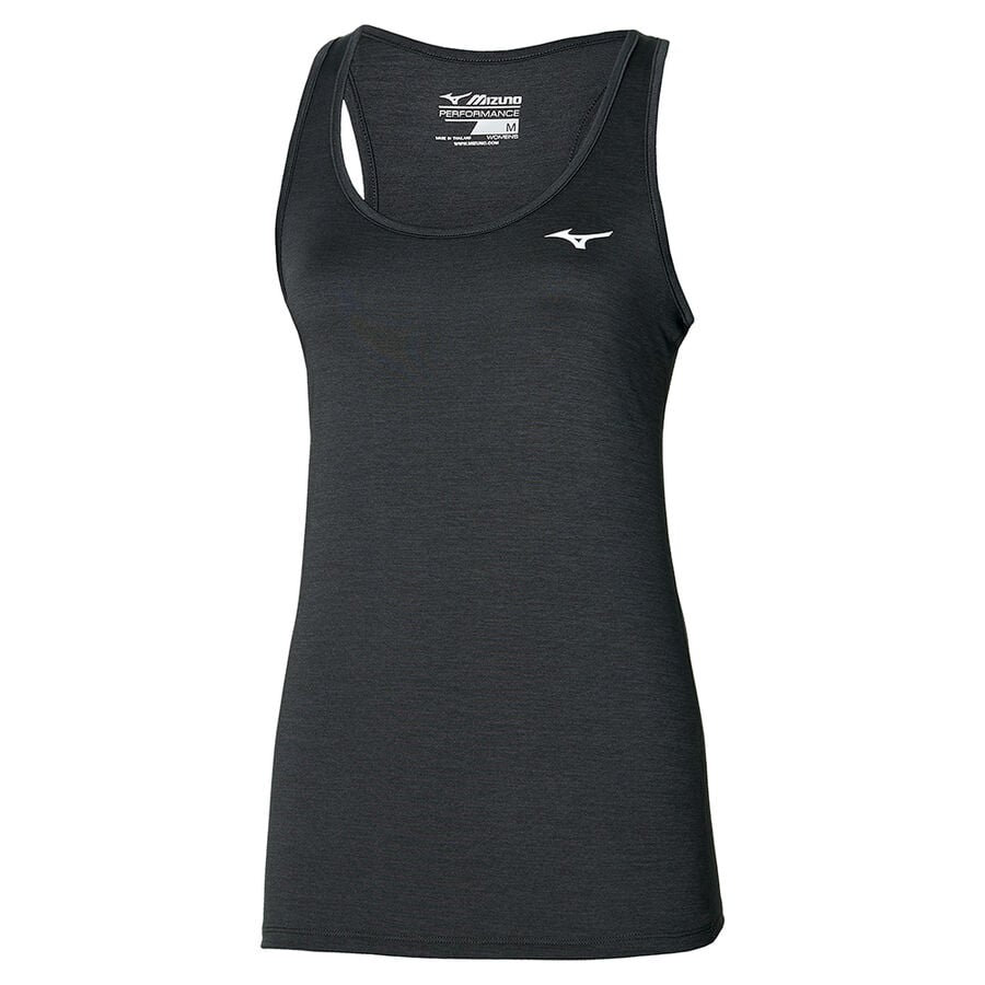 Black Women Mizuno Impulse Core Tanks | 5843-ECSQP