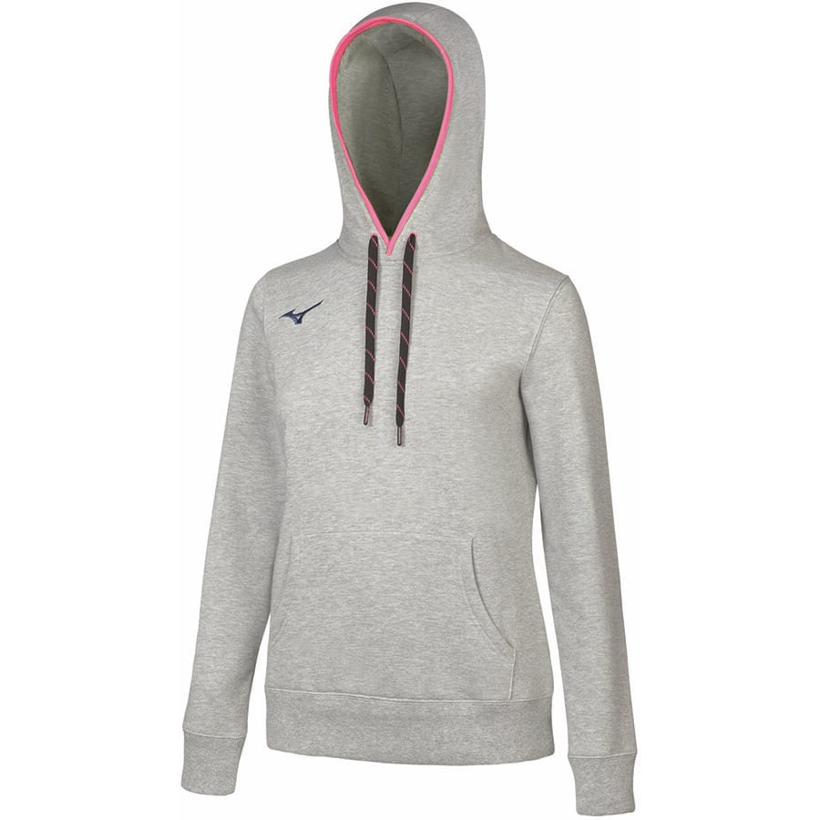 Black Women Mizuno Wom Sweat Hoodie | 0246-JDBGA