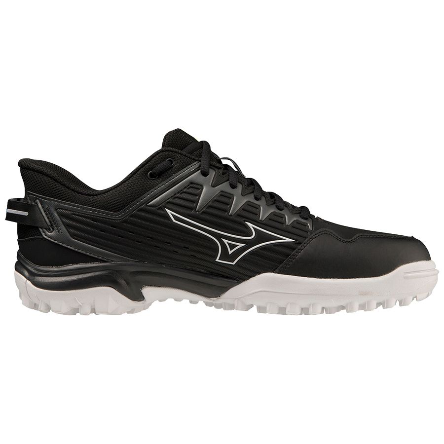 Black / White Men Mizuno Wave Lynx 2 Hockey Shoes | 5092-XCARO
