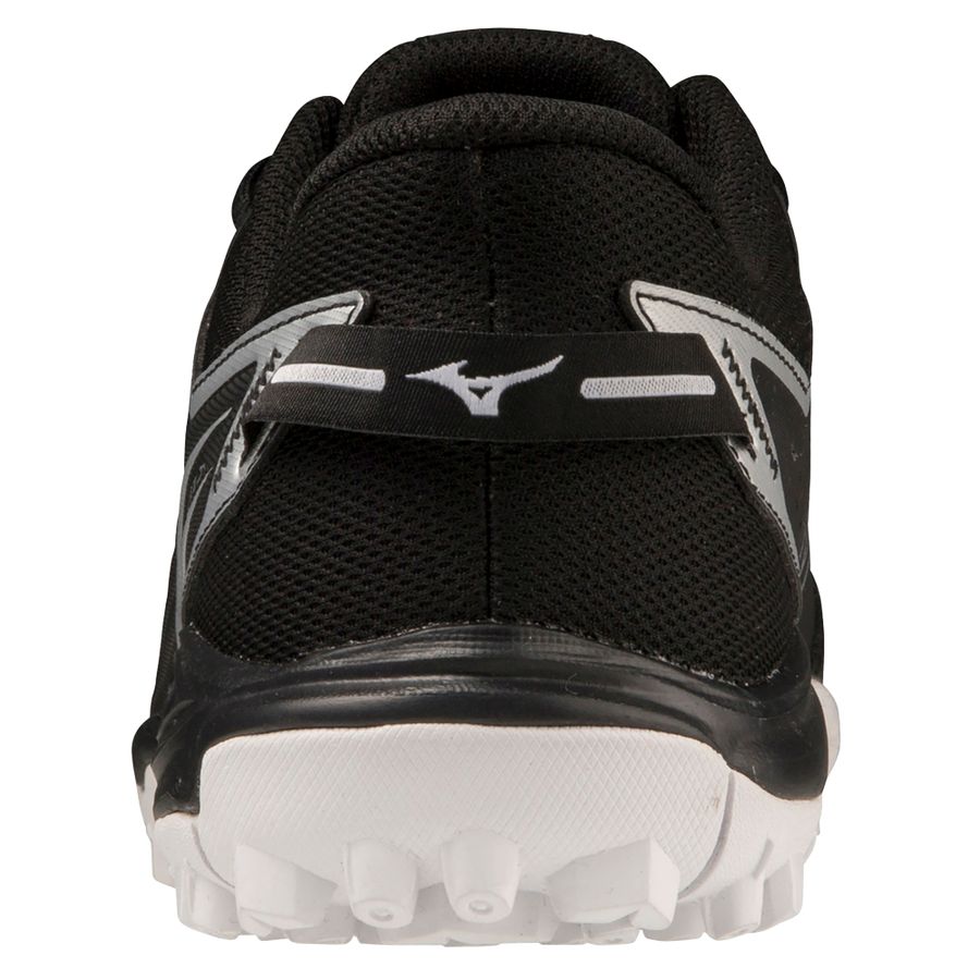 Black / White Men Mizuno Wave Lynx 2 Jr. Hockey Shoes | 3269-CRDEB