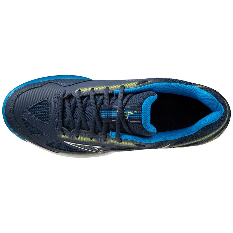 Blue Men Mizuno Break Shot 4 Cc Tennis Shoes | 2470-KYOXS