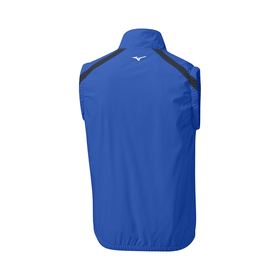 Blue Men Mizuno Breath Thermo Move Tech Vest | 6143-UXNCT