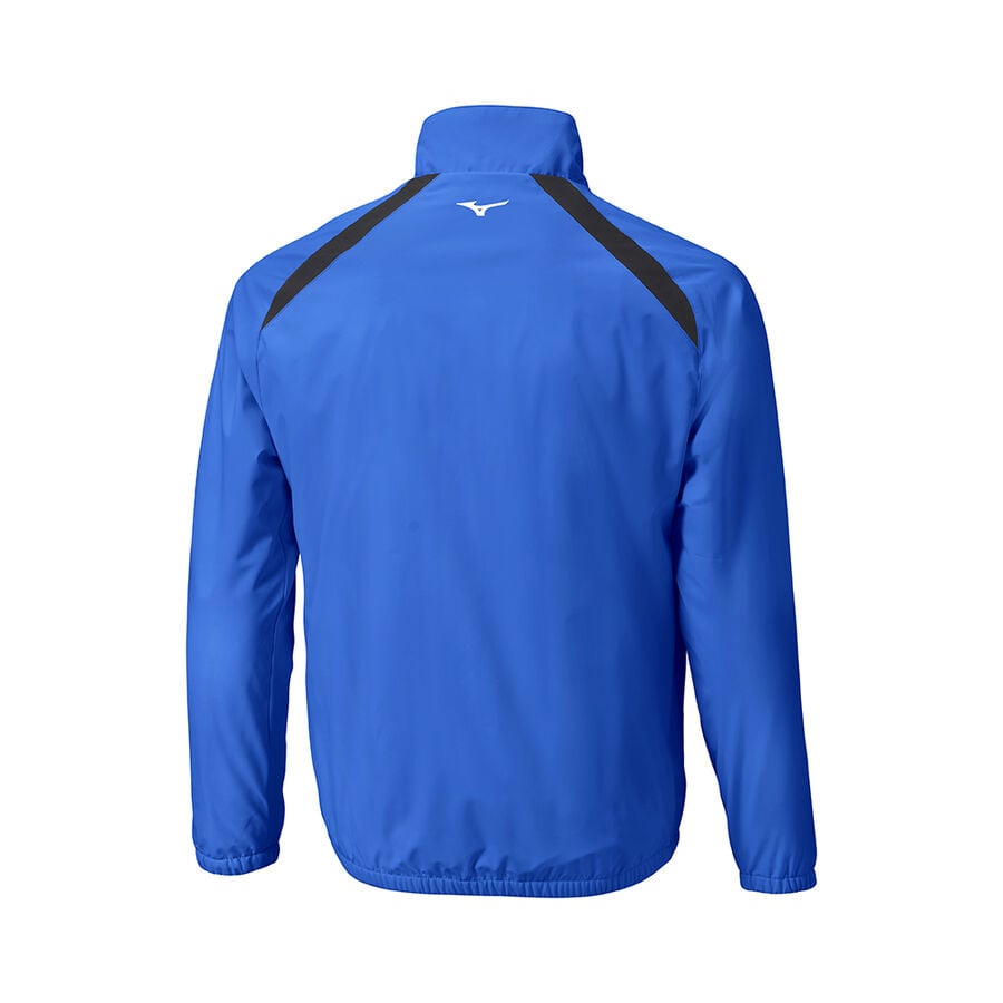 Blue Men Mizuno Breath Thermo Move Tech Jackets | 7680-VJBZR