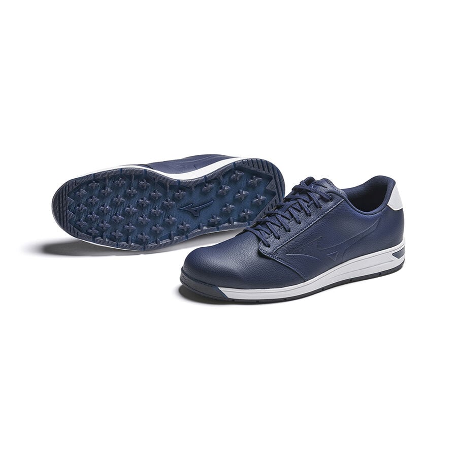Blue Men Mizuno G-Style Golf Shoes | 7056-HZSTW