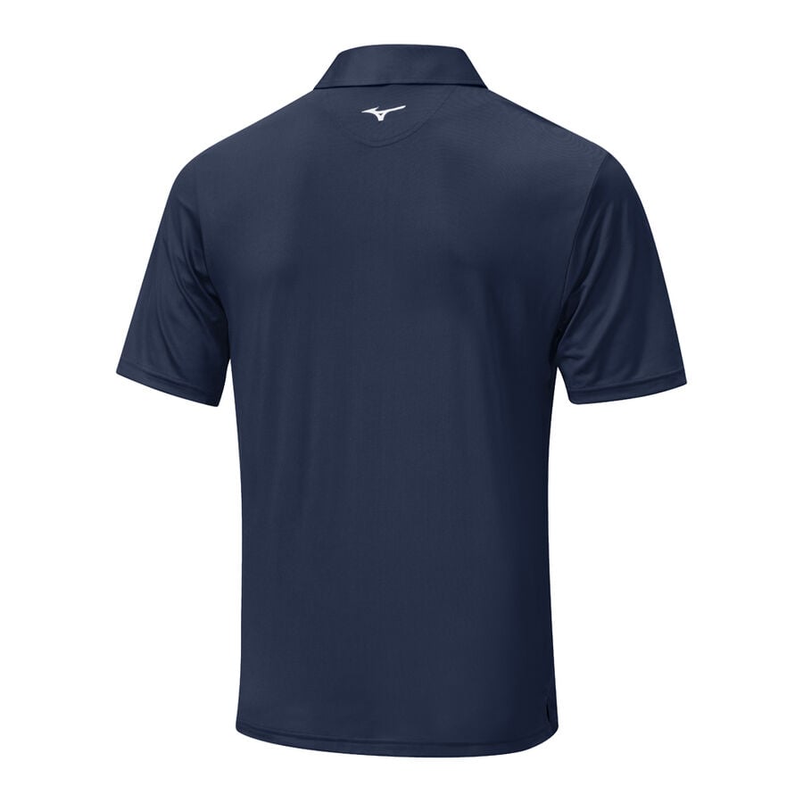 Blue Men Mizuno Quick Dry Mirage Polo Shirts | 7921-LTIVO