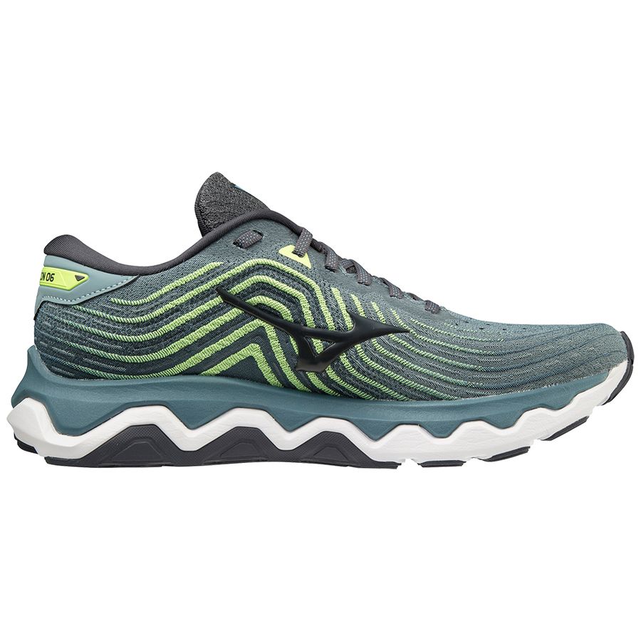 Blue Men Mizuno Wave Horizon 6 Running Shoes | 0869-XDTJC