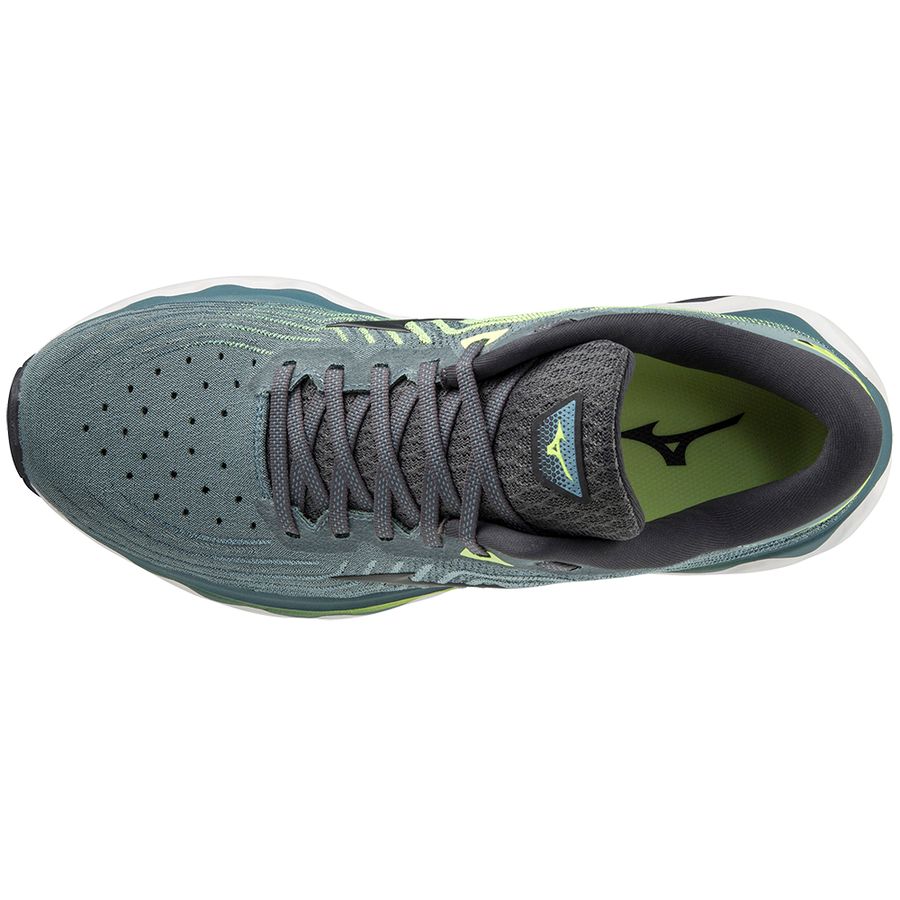 Blue Men Mizuno Wave Horizon 6 Running Shoes | 0869-XDTJC