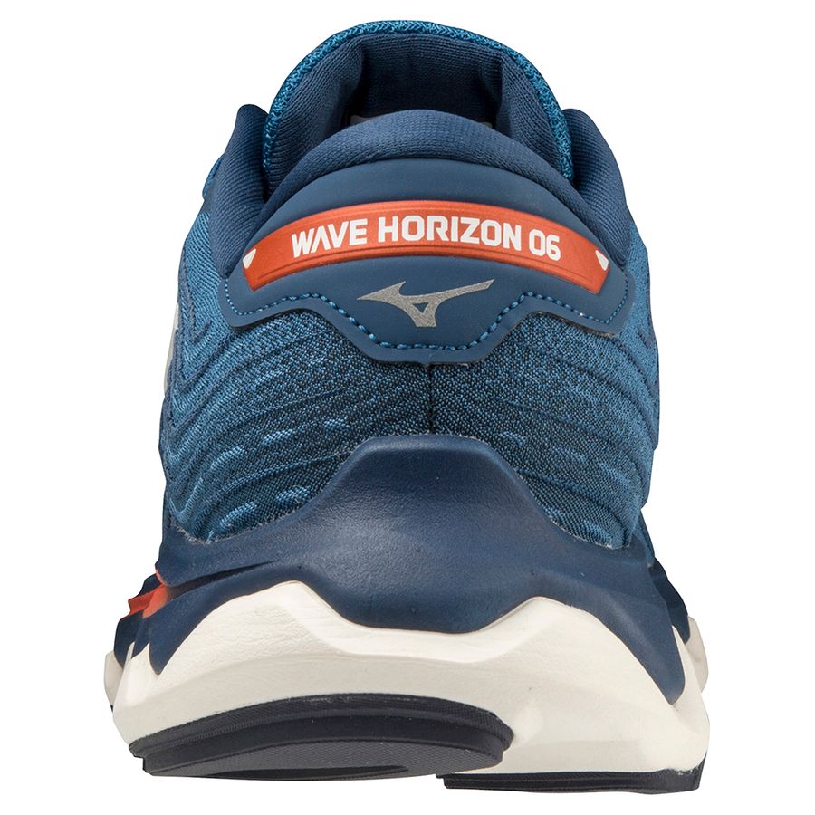 Blue Men Mizuno Wave Horizon 6 Running Shoes | 3216-GTPJC