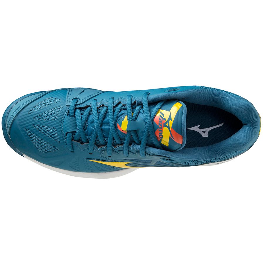 Blue Men Mizuno Wave Intense Tour 5 Ac Tennis Shoes | 0975-NHPOT