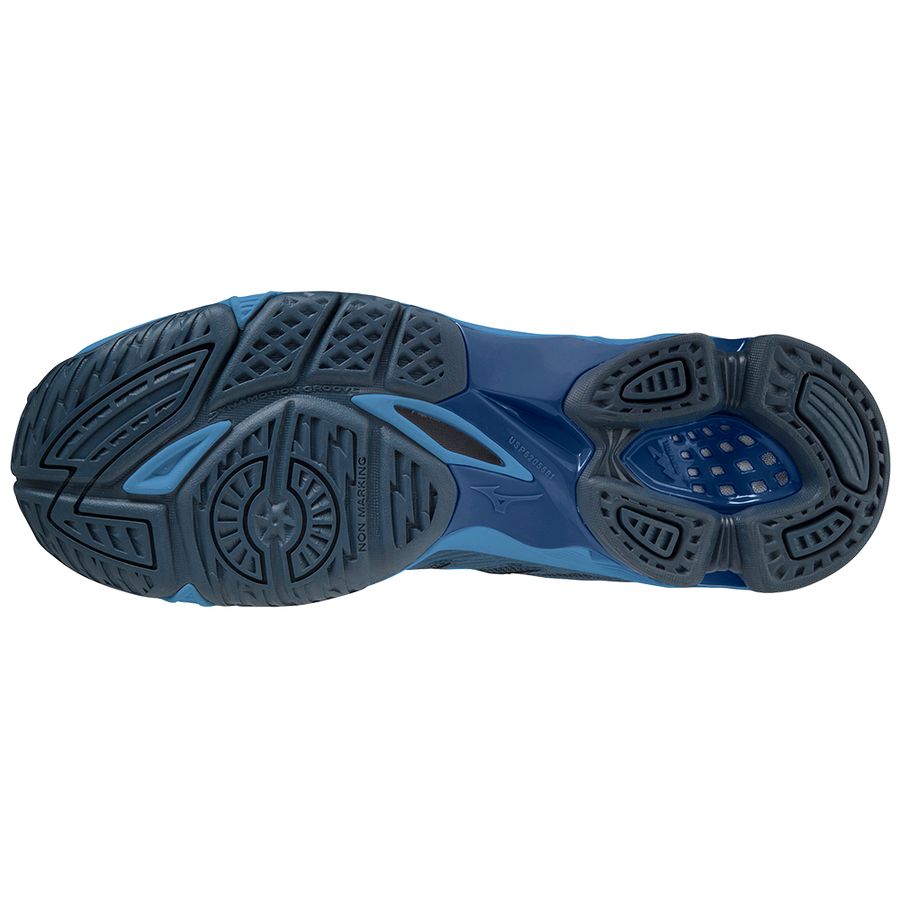 Blue Men Mizuno Wave Voltage Volleyball Shoes | 0123-GUCHX