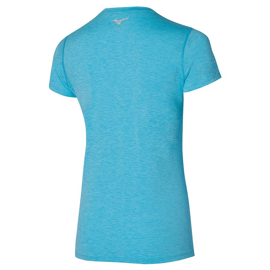 Blue Women Mizuno Impulse Core T Shirts | 9401-STECY