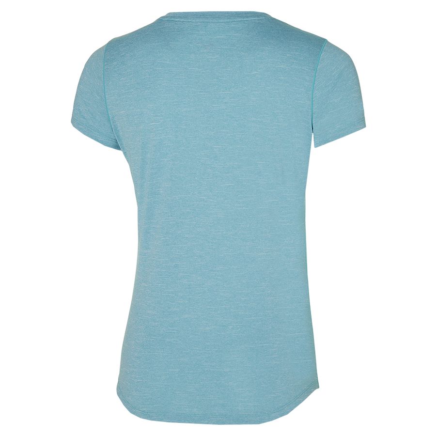 Blue Women Mizuno Impusle Core Rb T Shirts | 4120-JCRSZ
