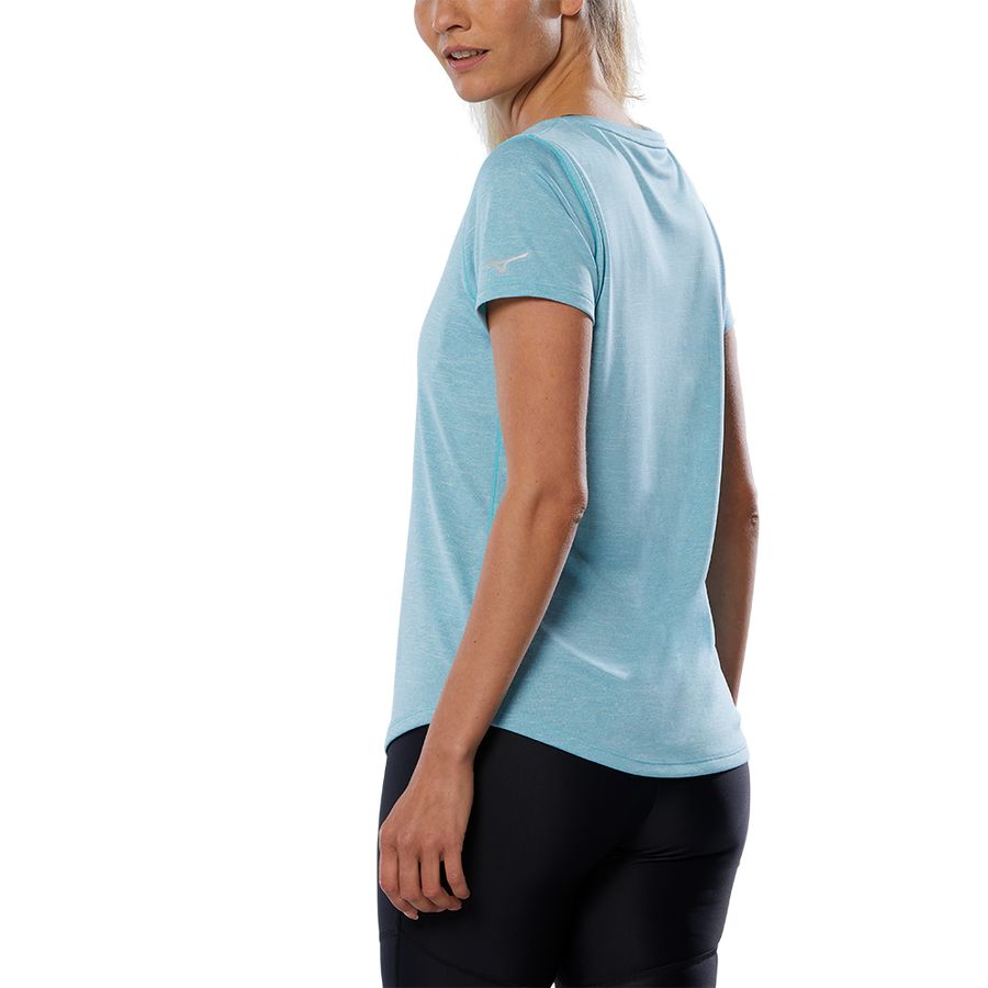 Blue Women Mizuno Impusle Core Rb T Shirts | 4120-JCRSZ