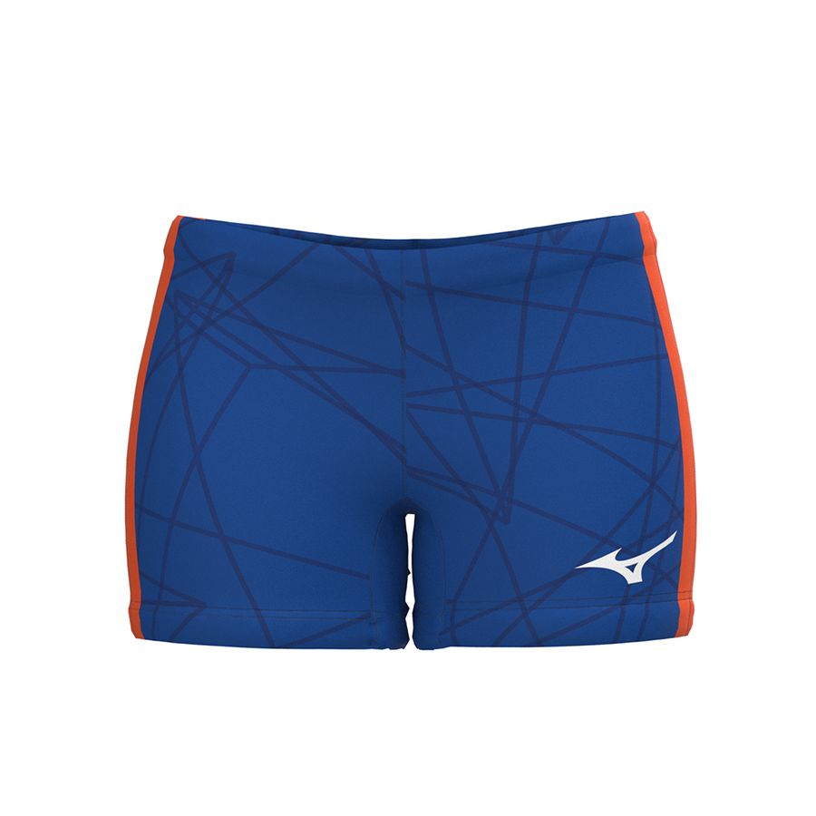 Blue Women Mizuno Nevobo Volleyball Matchs Shorts | 1739-LFATI