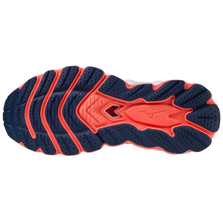 Blue Women Mizuno Wave Sky 7 Running Shoes | 3628-ELVOR