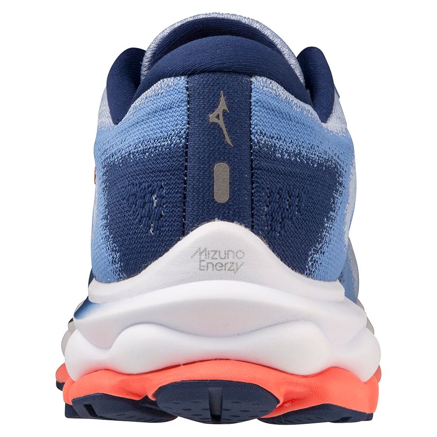 Blue Women Mizuno Wave Sky 7 Running Shoes | 3628-ELVOR