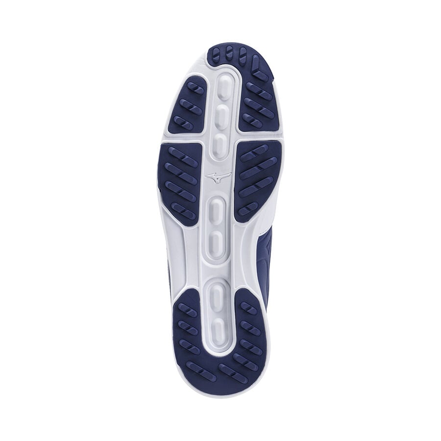 Blue / White Men Mizuno Nexlite Gs Spikeless Golf Shoes | 2506-KTLGY