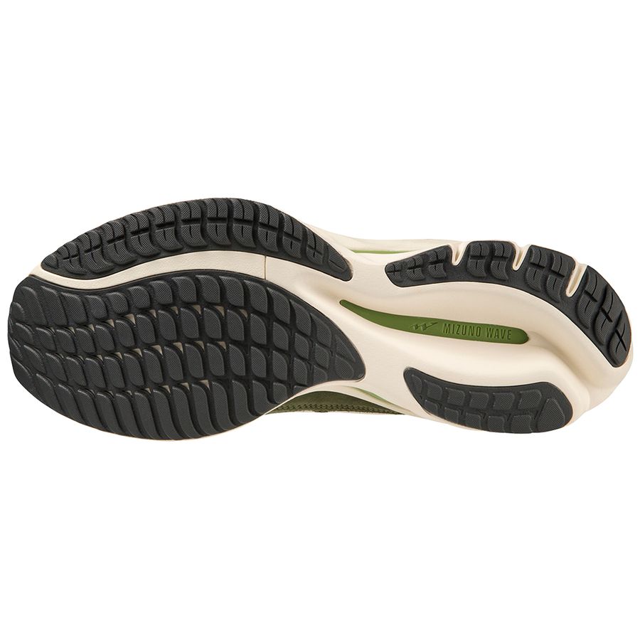 Brown Men Mizuno Wave Rider Sneakers | 9280-BJZIE