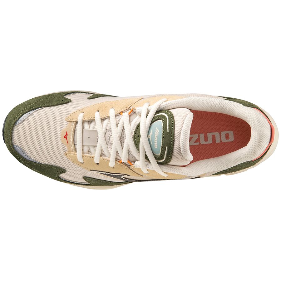 Brown Men Mizuno Wave Rider Sneakers | 9280-BJZIE