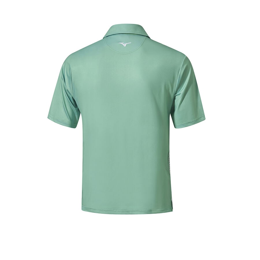 Green Men Mizuno Qd Elite Gradient T Shirts | 6357-MDGBQ